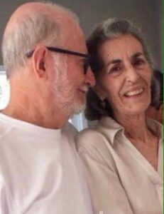 Glimauro Rocha Portilho e a esposa Nádia