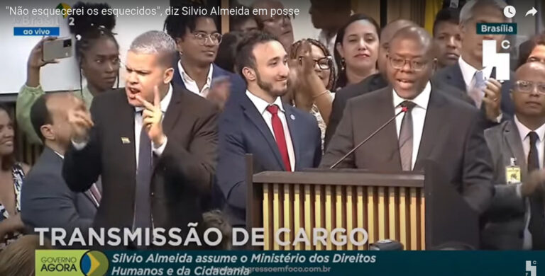 Ministro Silvio Almeida (Direitos Humanos e Cidadania)